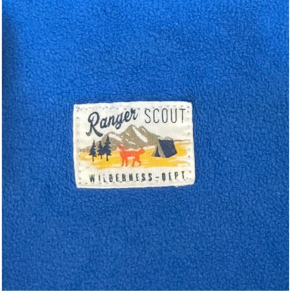 🌲 Carter’s Blue Fleece Jacket “Ranger Scout” Boys Unisex 9M - Picture 3 of 4